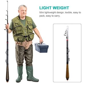 1pc Telescopic Fishing Rod Fishing Tool Sturdy Fishing Rod Portable Fishing Rod Fishing Accessory Fishing Lure Rod Lightweight Fishing Rod Flexible Fishing Pole Outdoor Fishing Rod