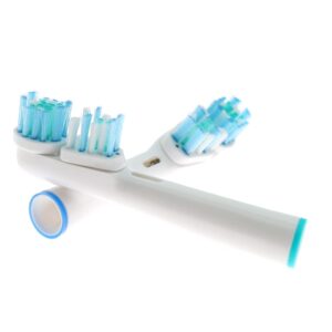 Replacement Brush Heads Compatible with Oral B- Double Clean Design, Double Clean Brush Heads, Compatible with Braun Oral-B Dual Clean Electric Toothbrush - Pack of 4