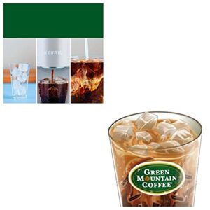 Bulk Coffee Green Mountain Coffee Roasters Brew Over Ice Hazelnut Cream Flavored Iced Coffee - Pack of 1 Box- 24 K Cups Total - For Use in Keurig Coffee Makers