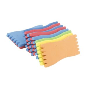 LuDa 20pcs Winding Board Snelled Hook Fishing Line Leader Foam Holder Accessories