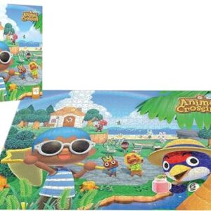 Animal Crossing “Summer Fun” 1,000 Piece Jigsaw Puzzle | Collectible Puzzle Featuring Familiar Characters from The Nintendo Switch Game | Officially Licensed Nintendo Merchandise