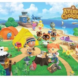 Animal Crossing “Welcome to Animal Crossing” 1,000 Piece Jigsaw Puzzle | Collectible Puzzle Featuring Familiar Characters from The Nintendo Switch Game | Officially Licensed Nintendo Merchandise