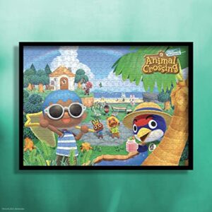 Animal Crossing “Summer Fun” 1,000 Piece Jigsaw Puzzle | Collectible Puzzle Featuring Familiar Characters from The Nintendo Switch Game | Officially Licensed Nintendo Merchandise