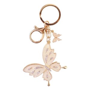 butterfly keychain - cute key chains,butterfly gift,crystal bling diamond keychain,butterfly accessories for women car keys