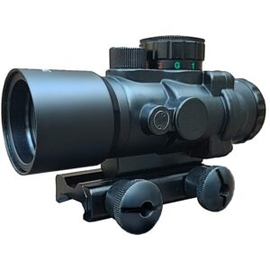 Aimpro Compact Prism Scope 3.5x30 Etched Glass Illuminated Chevron Reticle