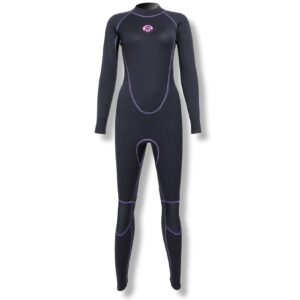 Dizokizo 3mm Women Wetsuit Neoprene Long Sleeve Full Wetsuit for Diving Surfing Kayaking Swimming