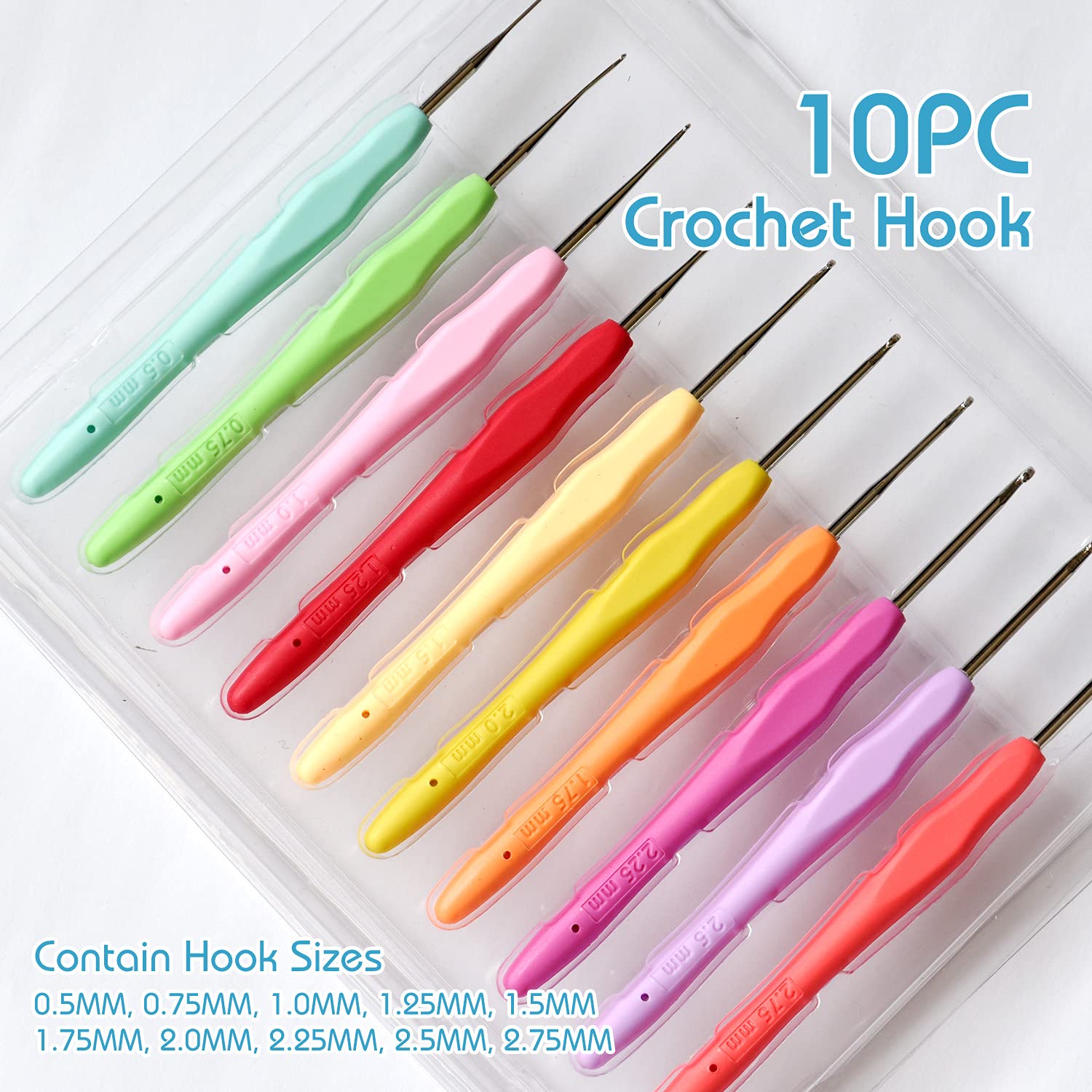 COLORED BIRD 20 Pack Crochet Thread Craft Yarn for Knitting and Crochet Perfect Beginner Kit