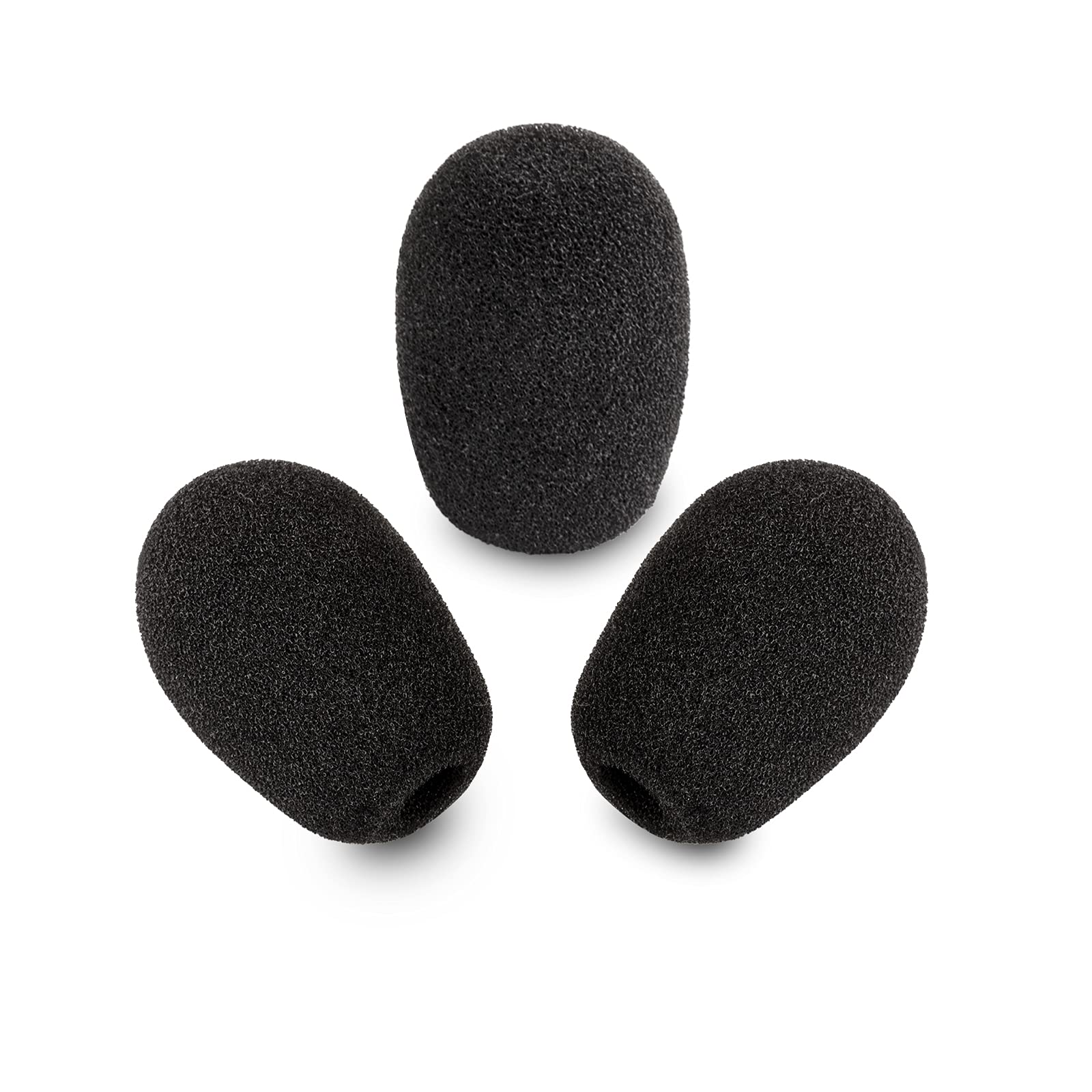 LEFXMOPHY G633 Foam Pop Filter Replacement for Logitech G933 G433 G533 G633 G733 / Razer Tetra Streaming/Kraken Gaming Headset Microphone Windscreen Mic Cover, 3-Pack