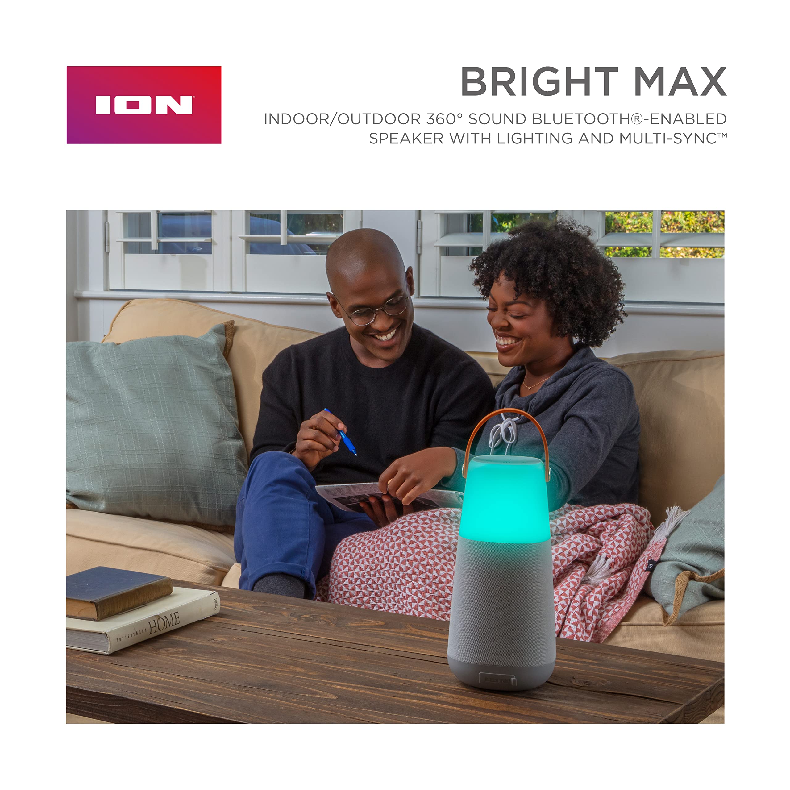 Ion Audio Bright Max Indoor/Outdoor 360 Degree Bluetooth Speaker