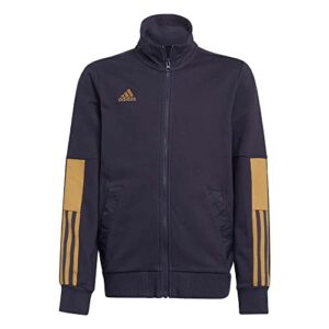 adidas boys' tiro jacket, shadow navy, small