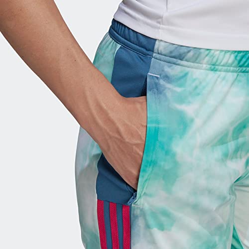 adidas Women's Tiro Shorts, Altered Blue/Mint Rush/White, X-Large