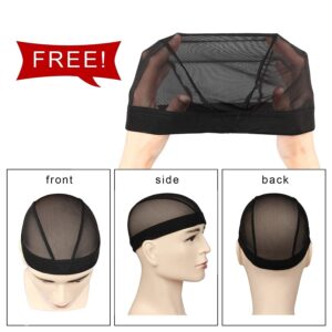 LEADUWAY 6Pcs Velvet Durag with 1 Wave Cap for 360 Waves Doo Rag(Mist Pink, Grey, Oriental Blue, Bronze, White, Black)