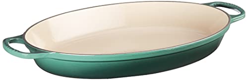 Le Creuset Enameled Cast Iron Signature Oval Baker, 3 qt., Artichaut