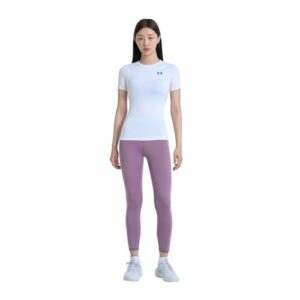 Under Armour Women's HeatGear Compression Short-Sleeve T-Shirt, White (100)/White, XX-Large