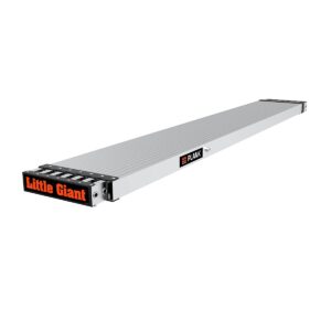 little giant ladder systems 11813 8-13 ft telescoping plank, 8' -13', gray