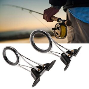 HELYZQ Guide Ring Fishing Rod Pole Line Guides Top Rings Folding Stainless Steel Telescopic DIY Eye Ring Repair Kit Tackle Accessories Replacement