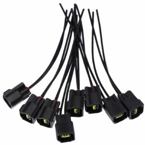 8 pack ford ignition coil connector plug harness compatible with ford ignition coil harness ford 4.6l 5.4l 6.8l mustang cobra svt f150 f250 e150 and lincoln mazda suzuki