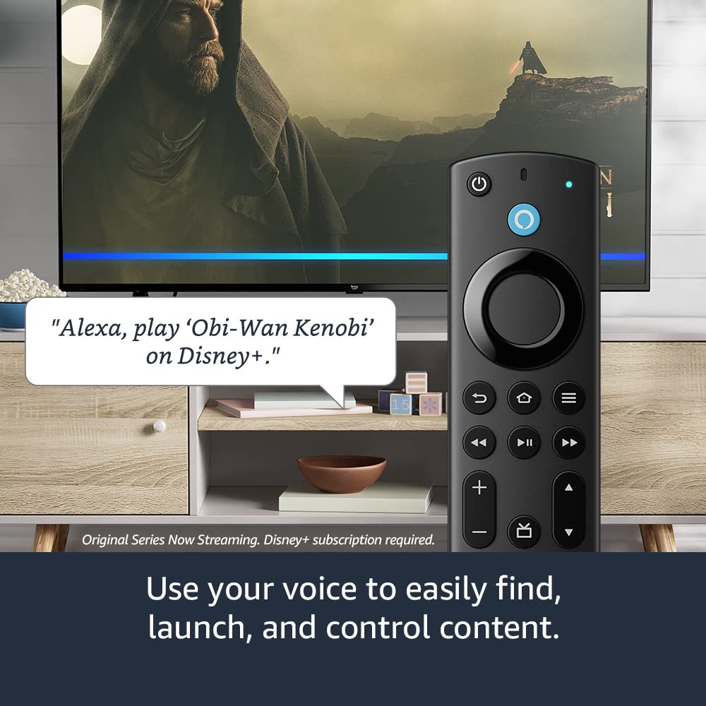 Amazon Fire TV Alexa Voice Remote, requires compatible Amazon Fire TV smart TV