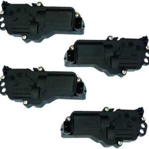 SYERAL Power Door Lock Actuators 4 Packs Lock Actuators 746-148 746-149 Driver & Passenger Right & Left Side Door Latch Compatible for F150 F250 F350 Super Duty Mustang Ranger Lincoln