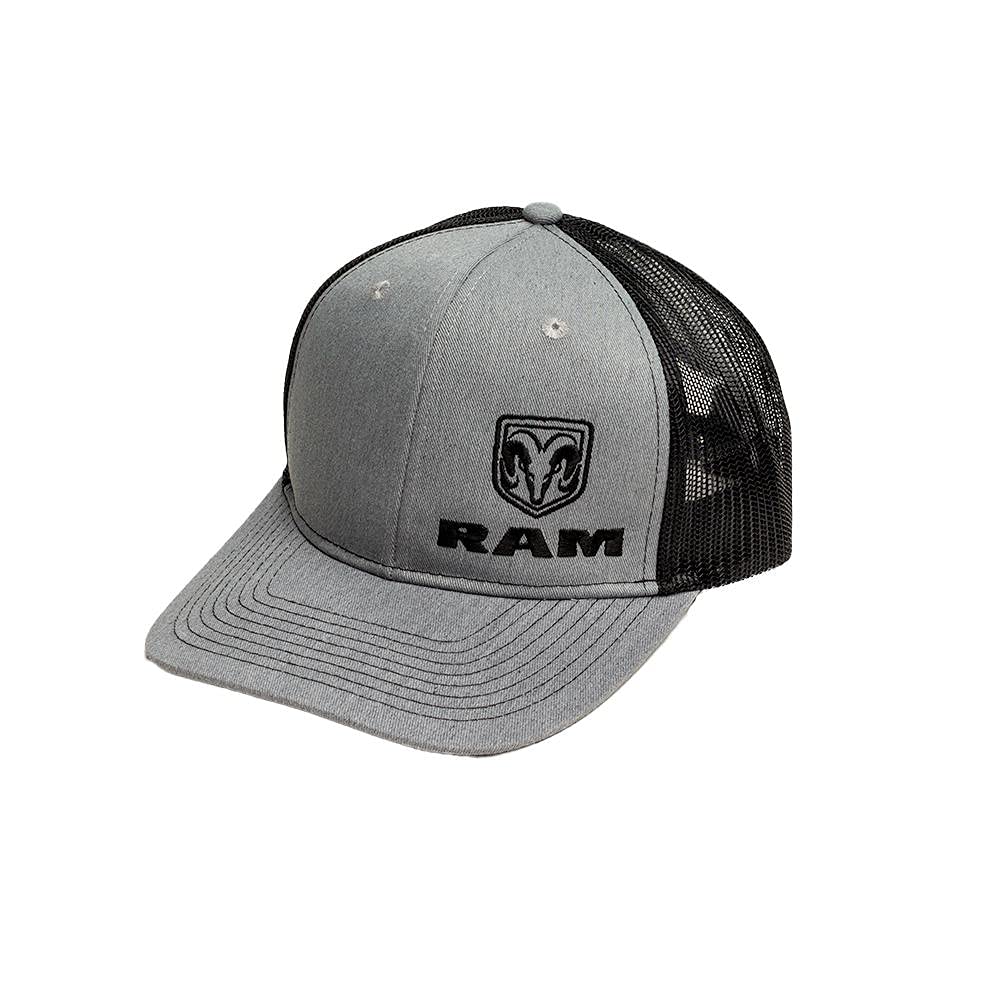 RAM Trucks Snapback Trucker Hat (Heather Grey/Black)