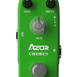 AZOR Pedal Power Adapter with Chorus Guitar Effect Pedal Pure Analog with True Bypass AP-309