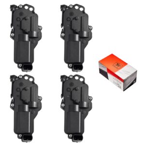 syeral power door lock actuators 4 packs lock actuators 746-148 746-149 driver & passenger right & left side door latch compatible for f150 f250 f350 super duty mustang ranger lincoln