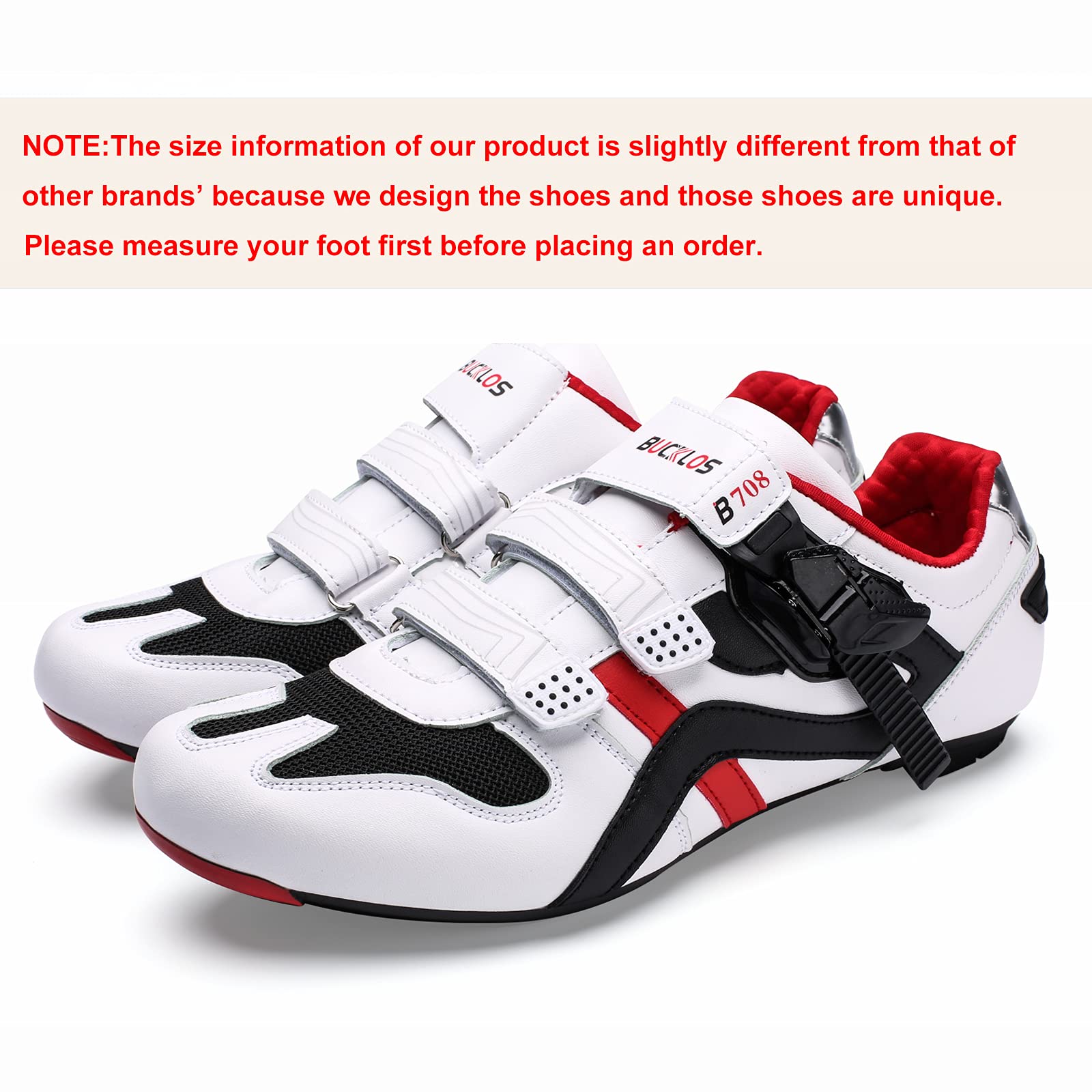 Road Biking Shoes with Cleats Fit for Peloton Bike Shoes Mesh Cycling Shoes Men Compatible with Look Delta SPD/SPD-SL Spin Sneakers Indoor Outdoor Black