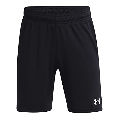 Under Armour Boys' Golazo 3.0 Shorts, Black (001)/White, Youth Large