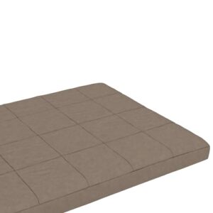 DHP Lexi 6 Inch Square Quilted Microfiber Futon Mattress, Full, Tan