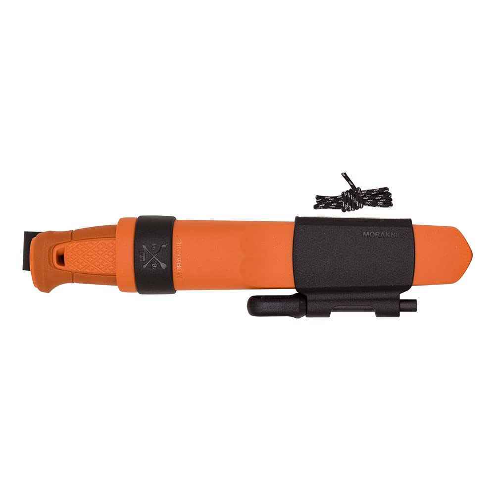 Morakniv Kansbol Sandvik Stainless Steel Fixed-Blade Survival Knife With Sheath and Fire Starter, Burnt Orange, 4.3 Inch