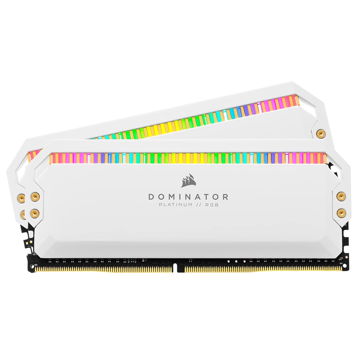 CORSAIR Dominator Platinum RGB 32GB (2x16GB) DDR4 3200 (PC4-25600) C16 1.35V Desktop Memory - White