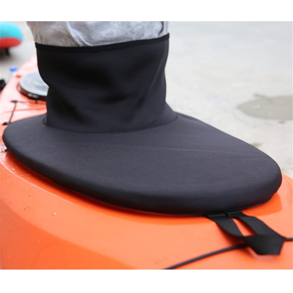 N\U Black Kayak Spray Skirt Universal Neoprene Spray Skirt Suitable Size 9052cm/35.420.47 inch or Less