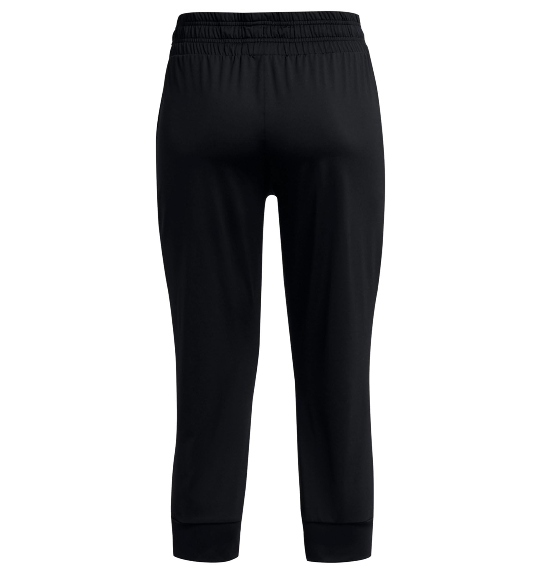 Under Armour Women's HeatGear Armour Capri, Black (001)/Jet Gray, Medium