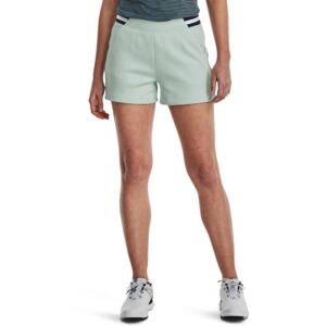 Under Armour Women's Links Club Shorts, Sea Mist (936)/Metallic Silver, X-Large