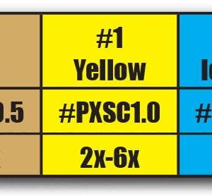 Specialty Archery PXS Target Peep Clarifier #1.0 Yellow