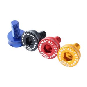 MiOYOOW Crank Arm Fixing Bolt, Lightweight Bottom Bracket Screw Bolts Aluminum Alloy Bike Crank Arm Bolts Screw for Road Mountain Bikes