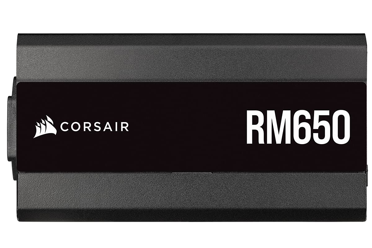 CORSAIR RM Series (2021), RM650, 650 Watt, 80 PLUS GOLD Certified, Fully Modular Power Supply