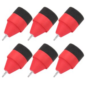 dilwe sponge arrowhead, 6pcs eva sponge + metal sponge foam tipped archery sponge arrow heads for archery hunting/cs activities shooting, archery supplies