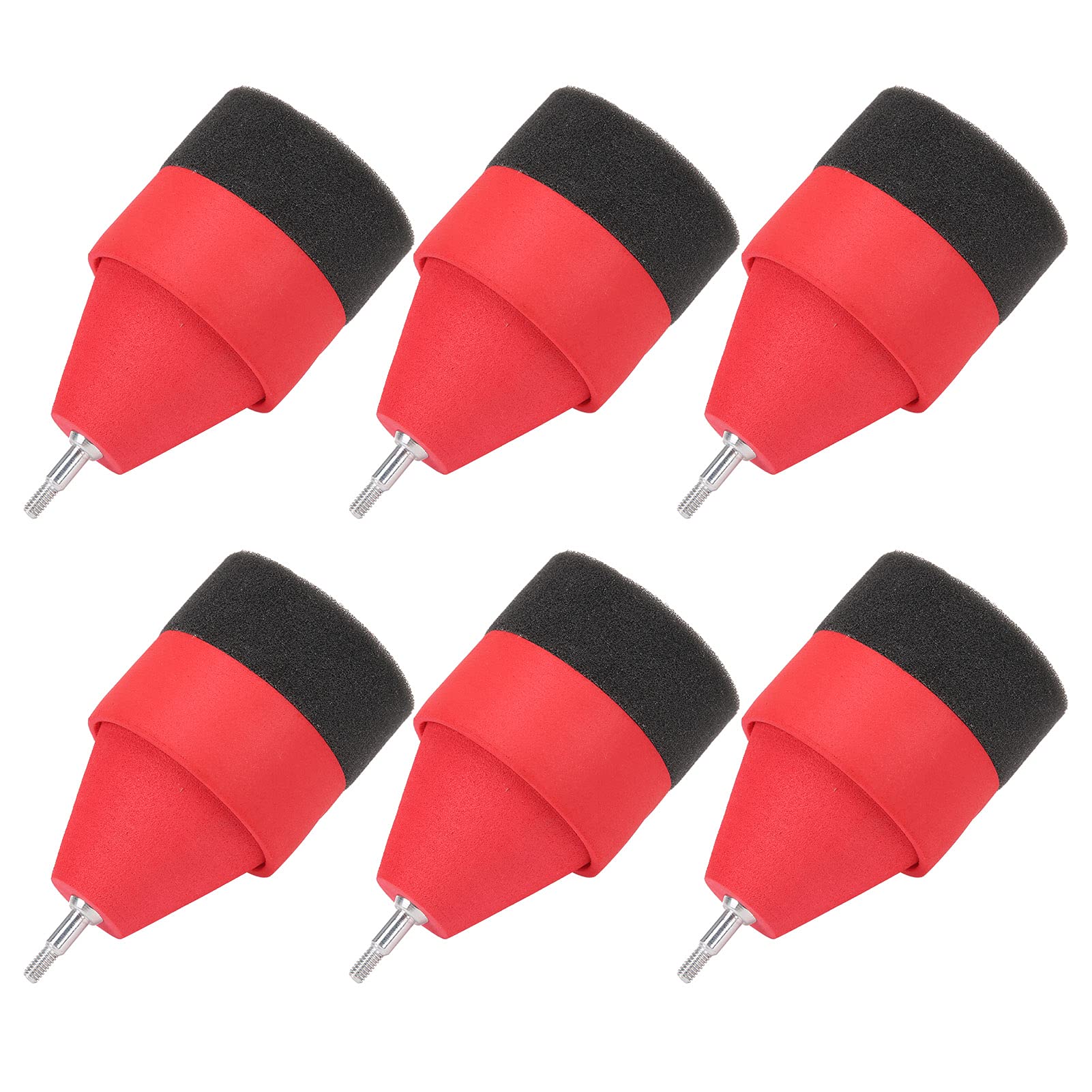 Dilwe Sponge Arrowhead, 6Pcs EVA Sponge + Metal Sponge Foam Tipped Archery Sponge Arrow Heads for Archery Hunting/CS Activities Shooting, Archery Supplies