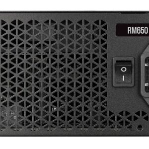 CORSAIR RM Series (2021), RM650, 650 Watt, 80 PLUS GOLD Certified, Fully Modular Power Supply