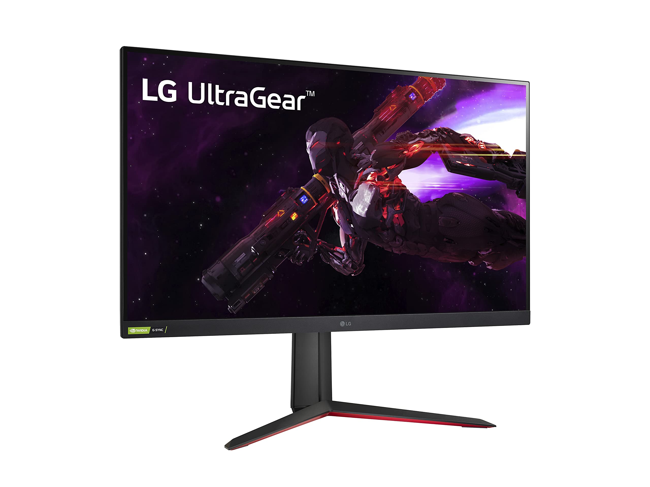 LG 32GP850-B 32-inch QHD (2560 x 1440) UltraGear Gaming Monitor, Nano IPS, 165Hz, 1ms, G-Sync, AMD FreeSync Premium, HDR10, HDMI, DisplayPort, Tilt/Height/Pivot Stand, 3-Side Borderless Design, Black