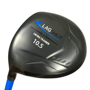 lag shot golf driver swing trainer aid (left handed) - adds distance and accuracy to all your drives. named golf digest's editors' choice “best swing trainer” of the year! #1 golf training aid 2022!