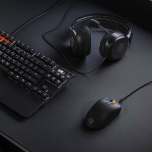 SteelSeries Esports FPS Gaming Mouse – Ultra Lightweight 69g – Prime Edition – 5 Programmable Buttons – 18K CPI TrueMove Pro Sensor – Magnetic Optical Switches – Customization - RGB Lighting – PC/Mac