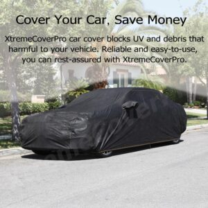 Custom FIT Car Cover for Ford Mustang 2015 2016 2018 2019 2020 2021 2022 2023 Car Cover for XTREMECOVERPRO PRO Series Black -A.P