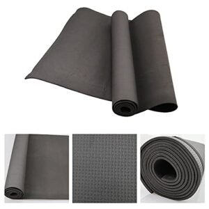 173*61CM EVA Yoga Mats Anti-slip Blanket EVA Gymnastic Sport Health Lose Weight Fitness Exercise Pad Women Sport Yoga Mat (Black)