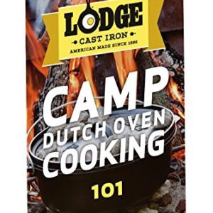 Lodge Seasoned Cast Iron Deep Camp Dutch Oven + Camp Dutch Oven Lid Lifter