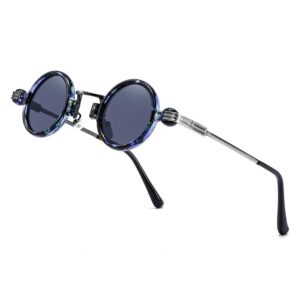 technigadgets isaac steampunk sunglasses (demi/gray)