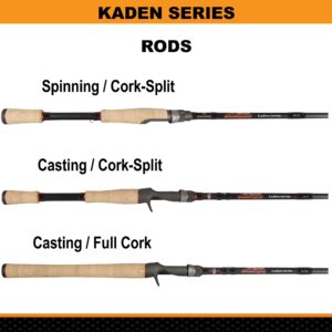 Dobyns Rods Kaden Series 7’3” Casting Bass Fishing Rod KD735CB Med-Heavy Mod Fast Action | Modulus Graphite Blank w/Kevlar Wrapping | Fuji Reel Seat | Baitcasting | Crankbait | Line 8-20lb Lure ¼ -1oz