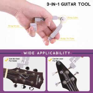 Swpeet 263Pcs Electric Guitar Screw Kit (9 Types) with Springs and Guitar String Winder, Screwdriver,Tweezers,0.75mm Guita Pick for Electric Guitar Bridge