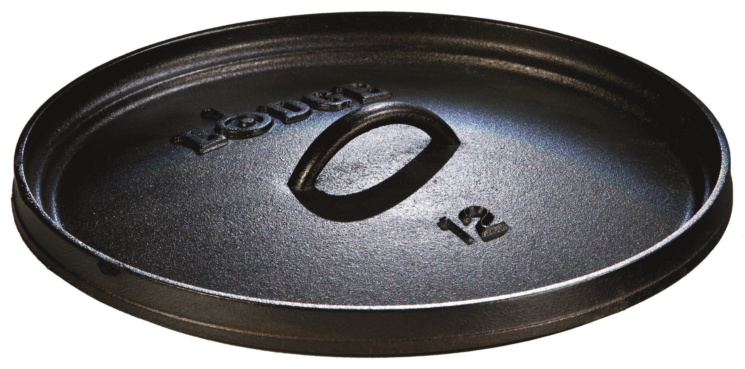 Lodge Seasoned Cast Iron Deep Camp Dutch Oven + Camp Dutch Oven Lid Lifter